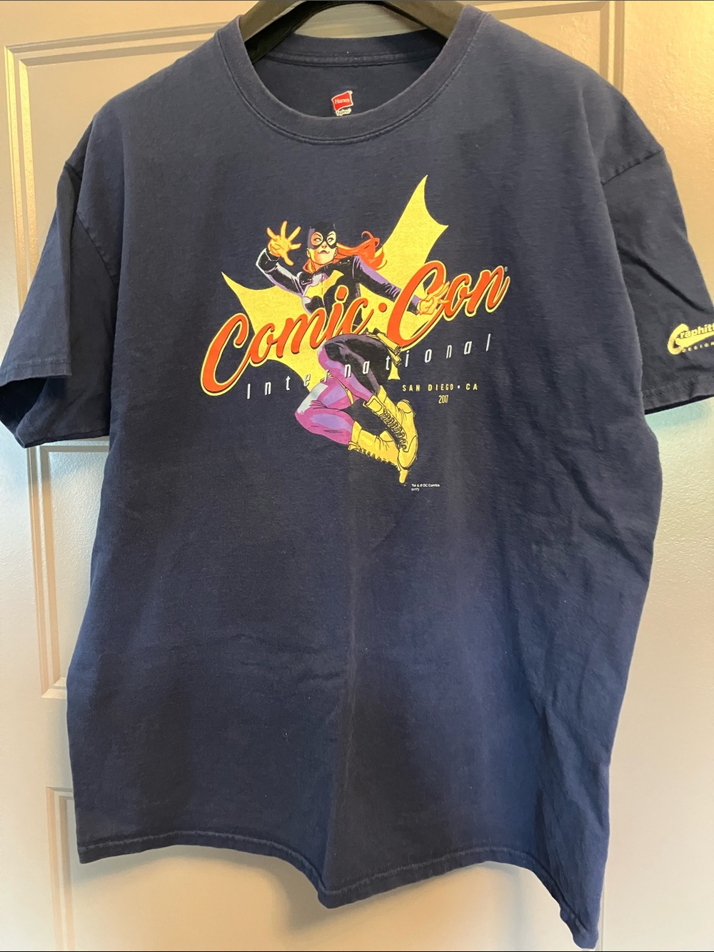 Comic-Con International Navy Short Sleeve Tee - Graphic Front